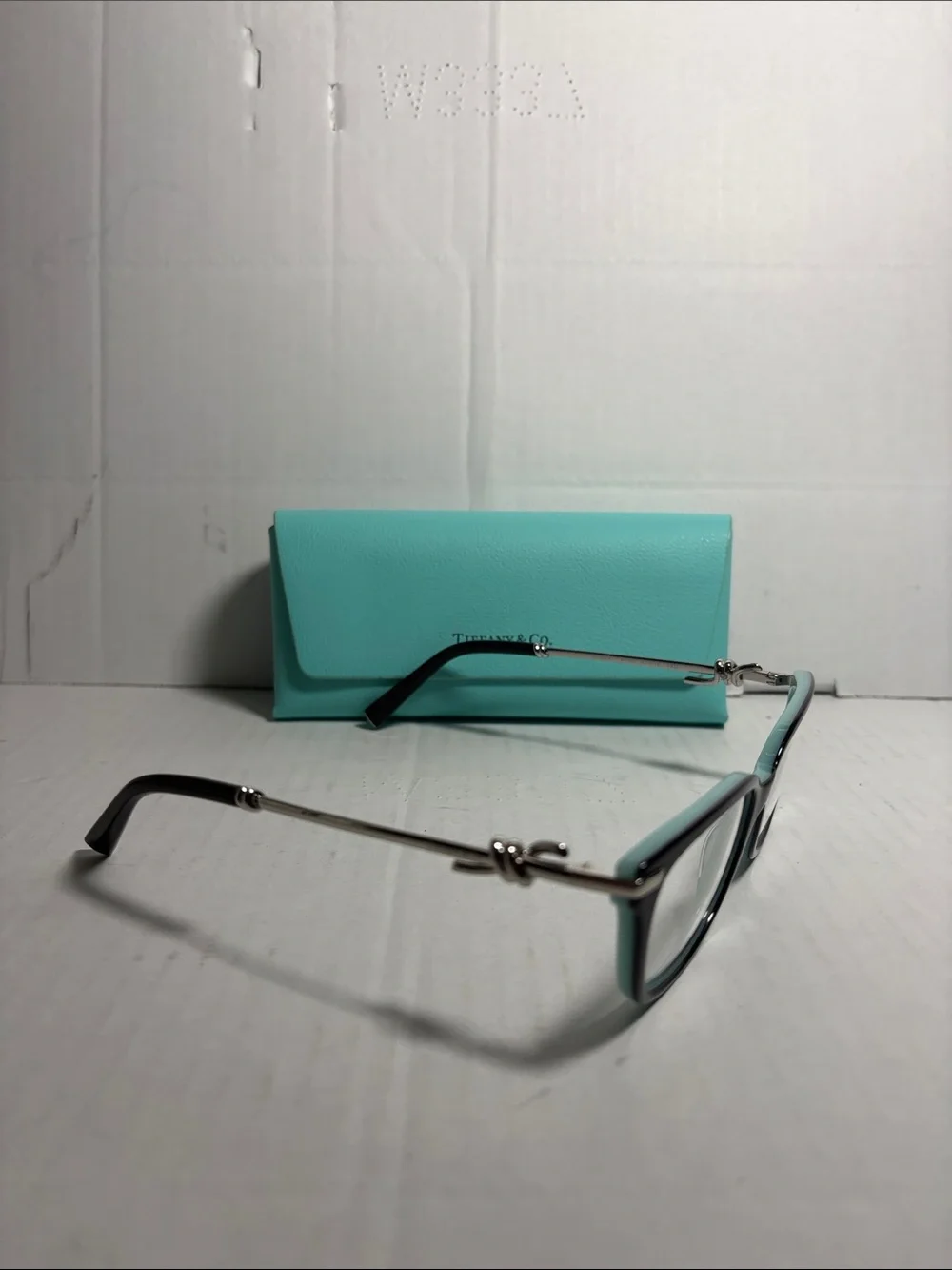 Tiffany & Co. Black Optical Glasses with Tiffany Blue Case